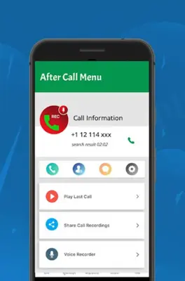 Call Recorder android App screenshot 2